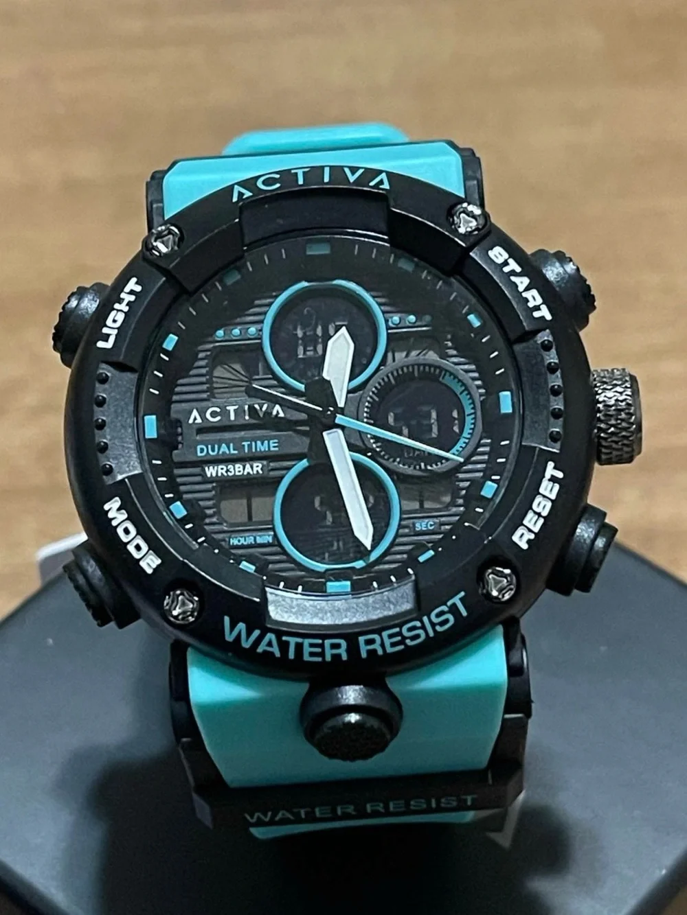 Activa X Invicta Digital Analog Men's Watch - 52mm. Teal. Blue new